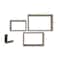 Ekena Millwork Rectangle, Open Back, Vintage Farmhouse Shadow Box Shelves, Barnwood Decor Collection, PK3 DECR18SBRTOBGY - alternate 4